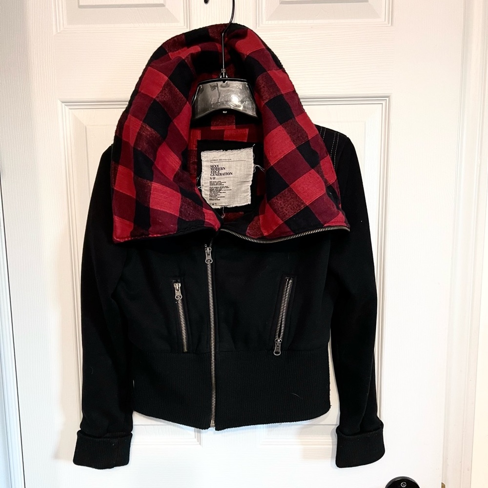 Cropped Fleece Jacket-Size Small